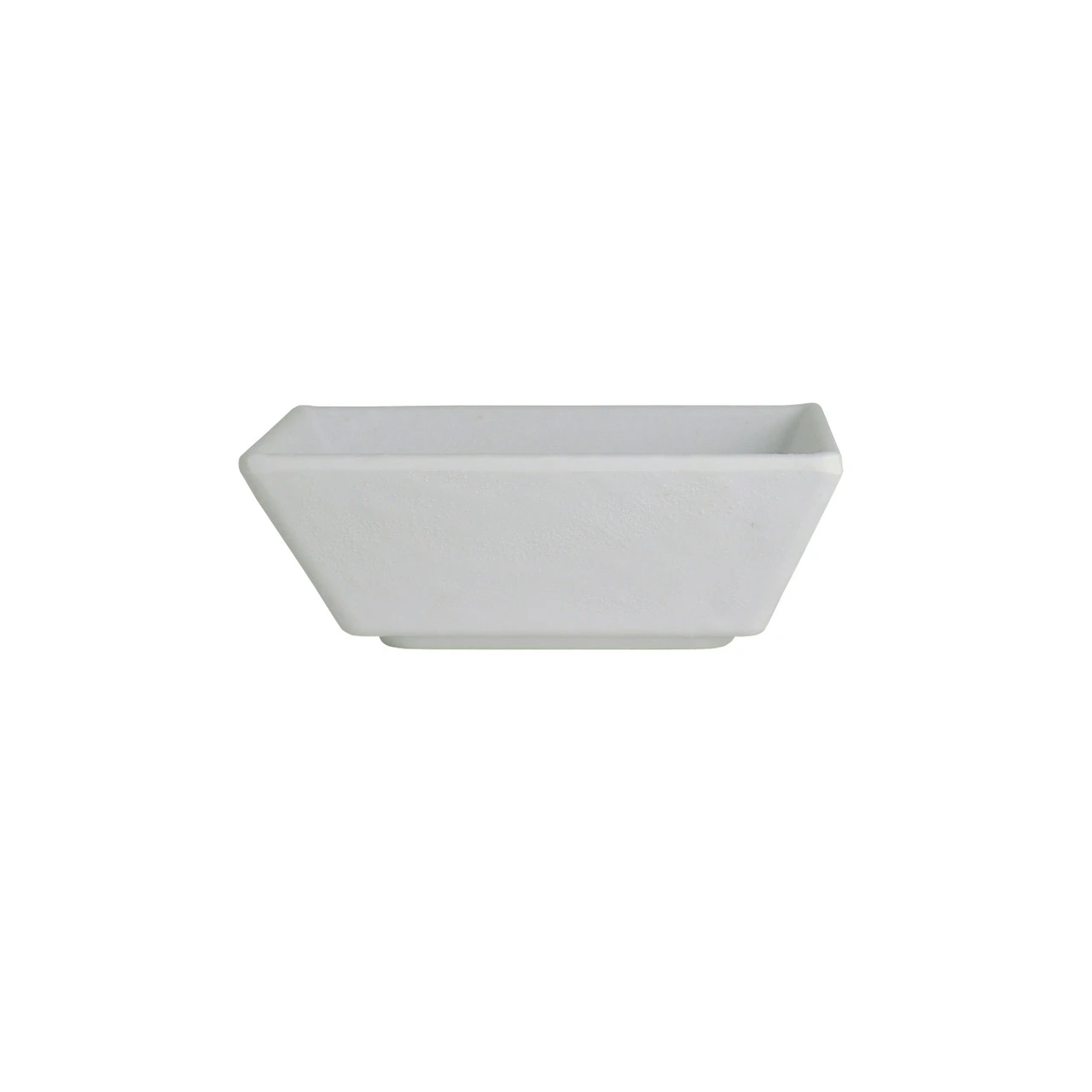 Creations - 3 Oz White Cali Square Dish White (12 Per Case) - 7182TM514