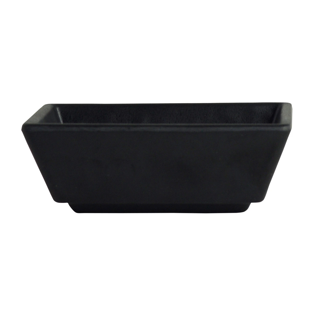 Creations - 2 Oz Black Cali Rectangular Dish Black (24 Per Case) - 7181TM515