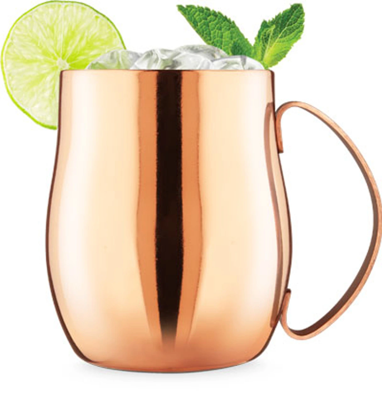 Final Touch - 16 Oz Double Wall Copper Moscow Mule Mug