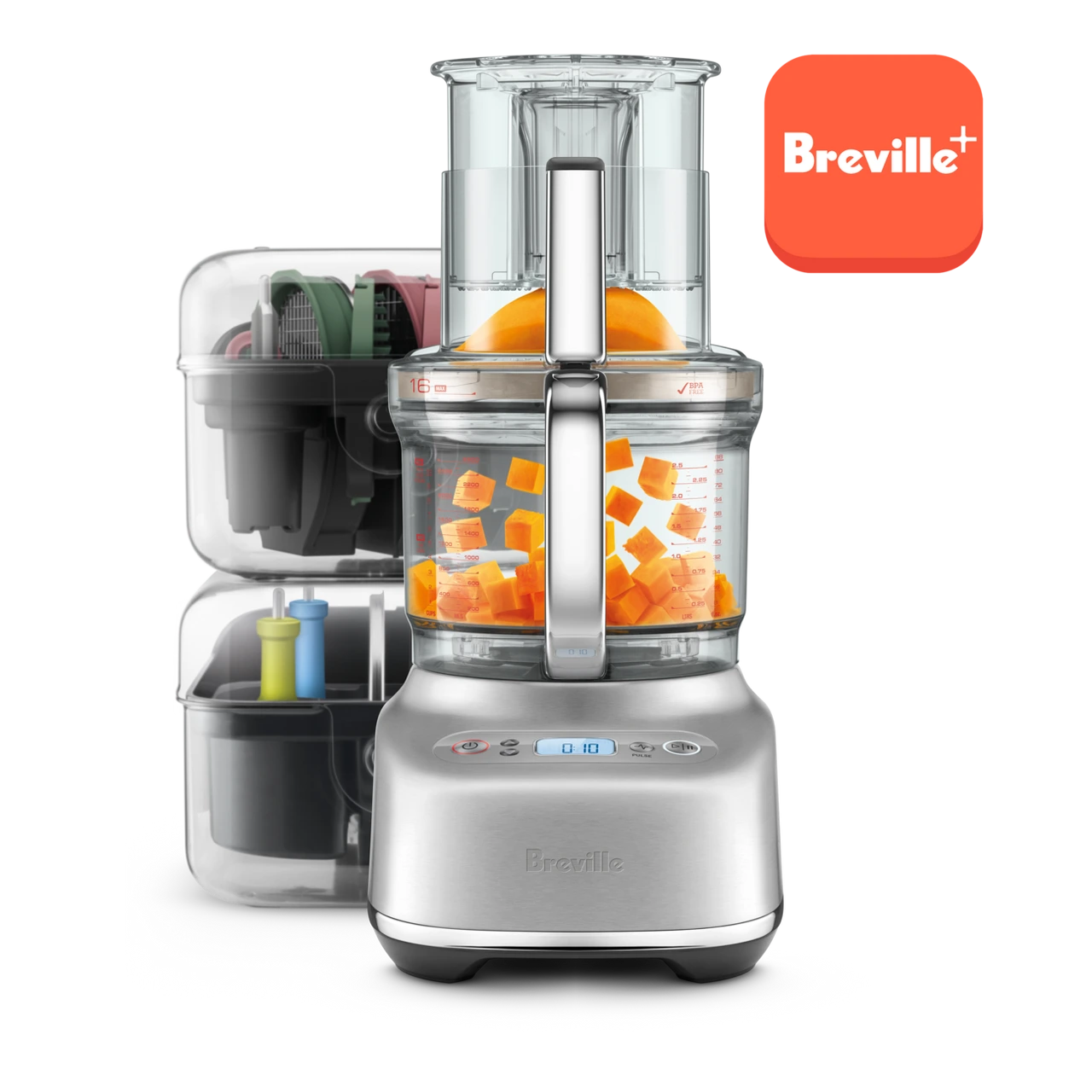 Breville - Paradice 16 - 16 Cup Food Processor With Dicing Kit