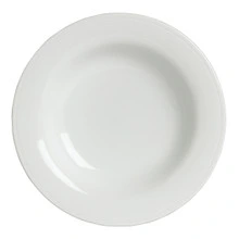 Rene Ozorio - 11 3/4 Oz White Concerto Soup Plate (24 Per Case) - 6306P767