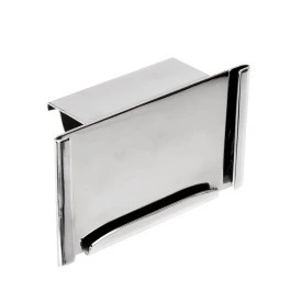 D.W. Haber - Stainless Steel Hanging Card Holder for Wood Risers (6 Per Case) - DW07373HK2SS