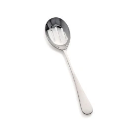 D.W. Haber - Chicago 11.5" Stainless Steel Slotted Serving Spoon (6 per Case) - DW397SVSPP