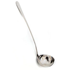 D.W. Haber - Chicago 4 oz Stainless Steel Ladle (6 per Case) - DW397LAD4