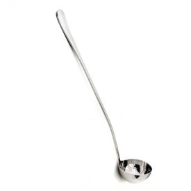 D.W. Haber - Chicago 1 oz Stainless Steel Ladle (6 per Case) - DW397LAD1