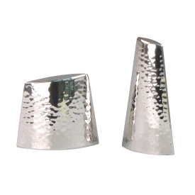 D.W. Haber - Hammered Stainless Steel Salt & Pepper Set (6 per Case) - DW6011MSETSS