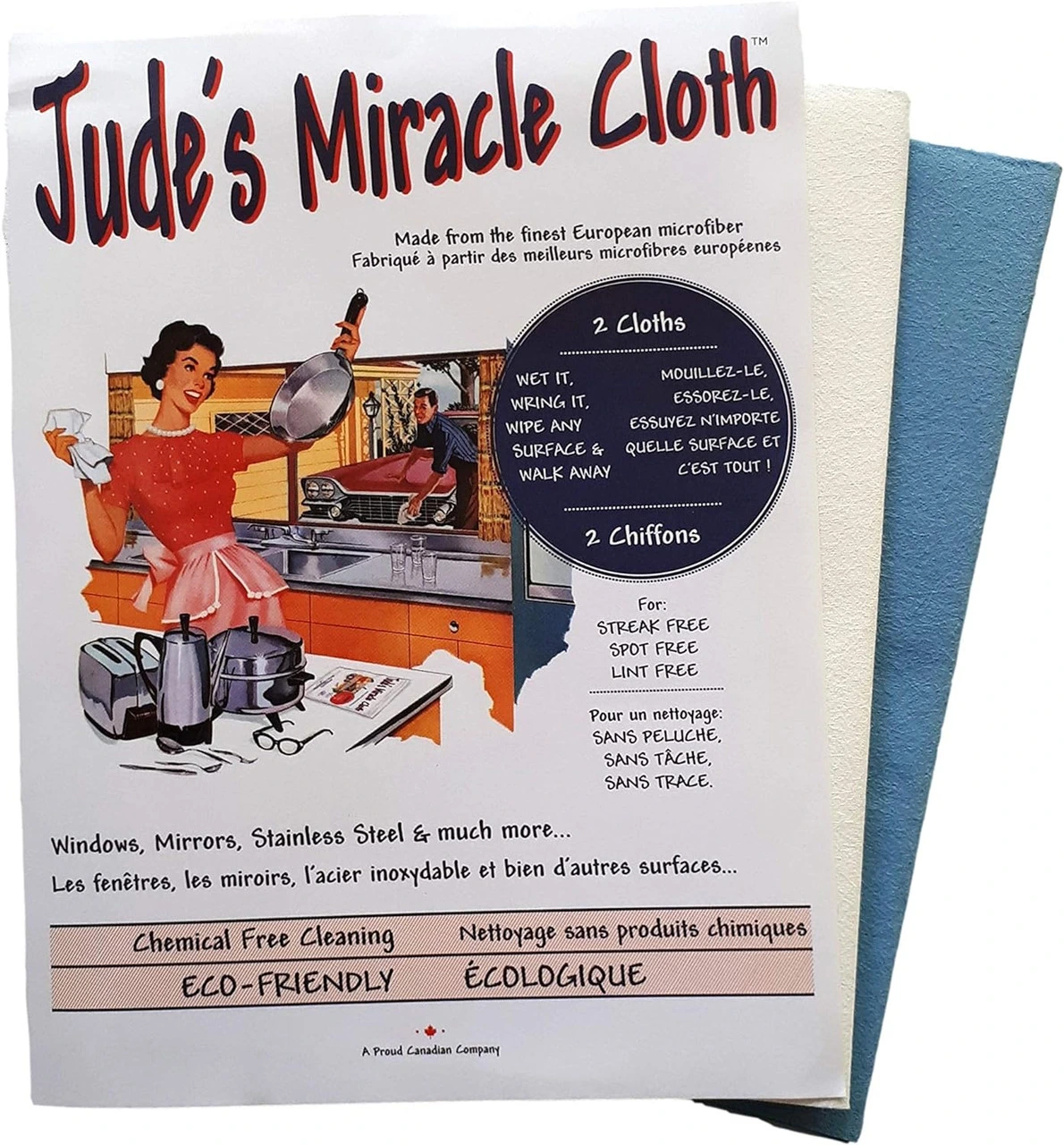 Jude's Miracle cloths - Two Pack of Jude's Miracle Cloths