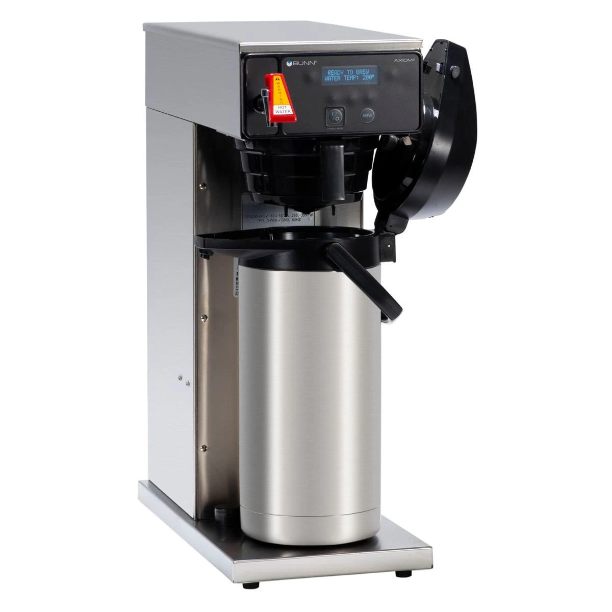 BUNN - Axiom Airpot Coffee Brewer Dual Volt w/ Gourmet Funnel - 38700.6034