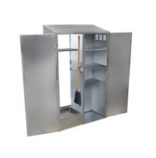 Omcan - Janitor Cabinet w/ 2 Doors & Left Sink - 48231