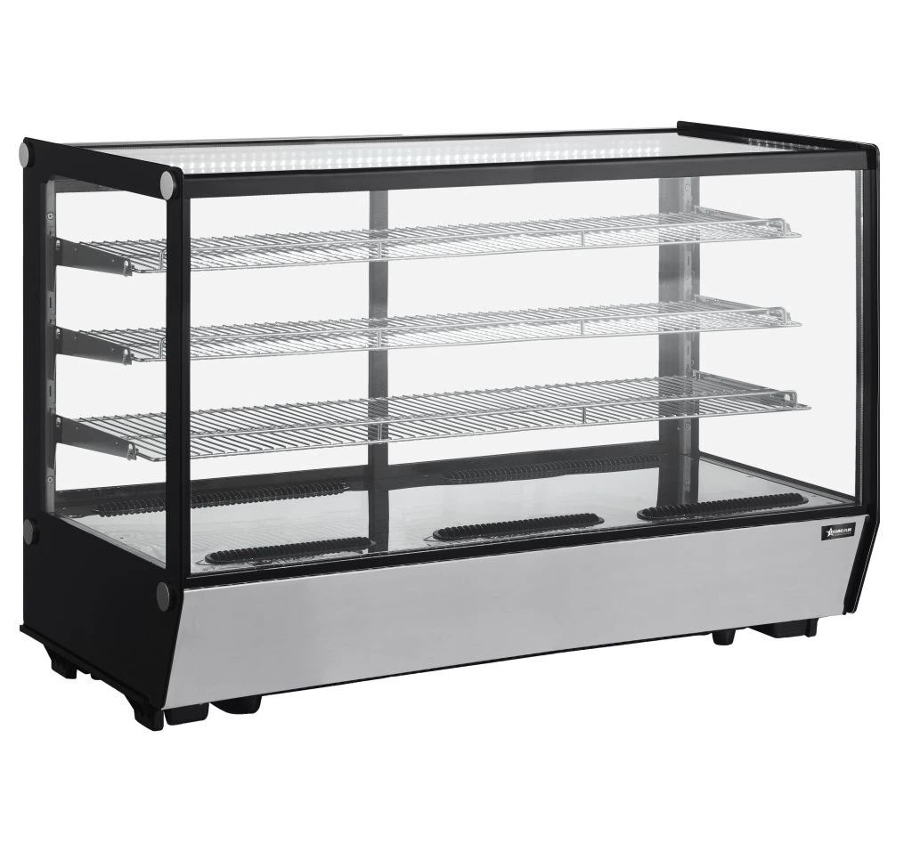 Omcan - 48" Countertop Square Glass Refrigerated Display Case - 47964