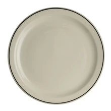 Homer Laughlin - 10 1/2 In Black Line Narrow Rim Plate (12 Per Case) - HL2171743