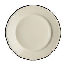 Homer Laughlin - 10 5/8 In Styleline Black Plate (12 Per Case) - HL548847