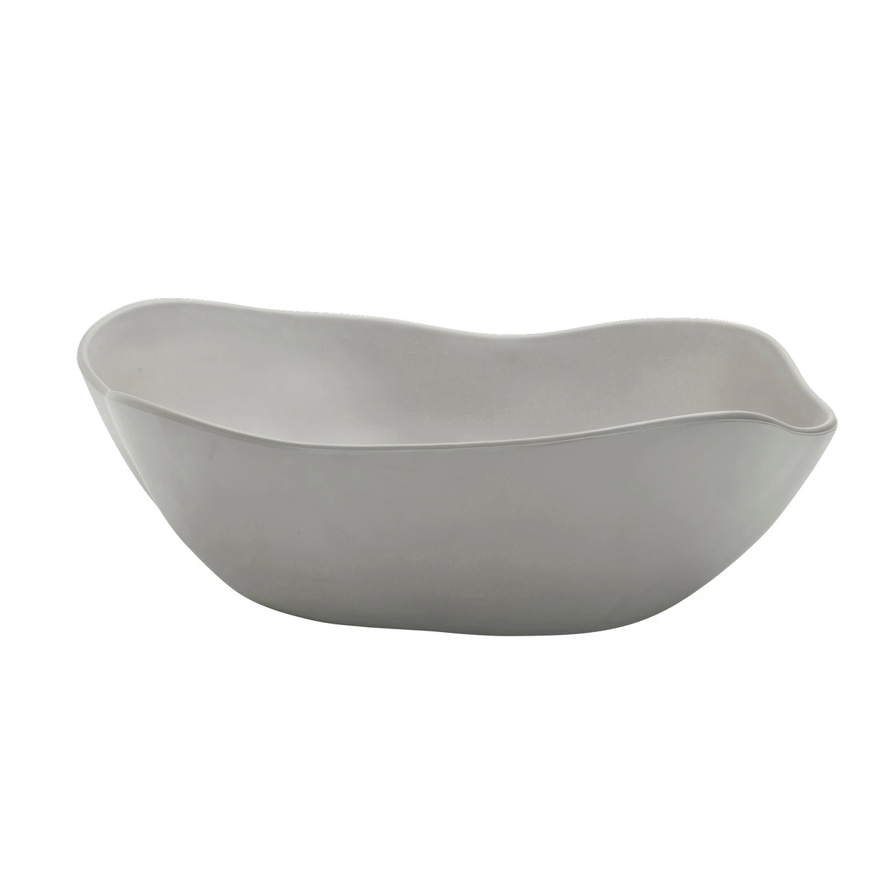 Delfin - 193 Oz Driftwood Gray Marisol Medium Salad Bowl (6 Per Case) - 7006DD005