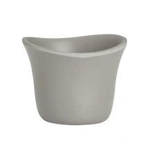 Delfin - 3 Oz Driftwood Gray Marisol Sauce Dish (24 Per Case) - 7006DD018