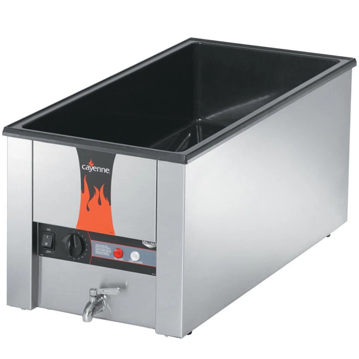 Vollrath - Cayenne T43R Four Third Size Heat 'N Serve Countertop Rethermalizer w/ 5-20P Plug - 72055