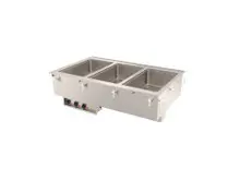 Vollrath - Three-Well Modular Drop-In Hot Well 208V w/ Thermostatic Controls - 3640510