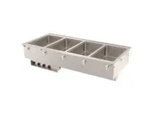 Vollrath - Four-Well Modular Drop-In Hot Well 240V w/ Infinite Controls & Manifold Drain - 3647450