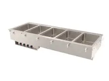 Vollrath - Five-Well Modular Drop-In Hot Well 240V w/ Infinite Controls & Manifold Drain - 3647550