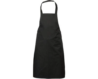 Hamida - Black Bib Apron - 8100BK