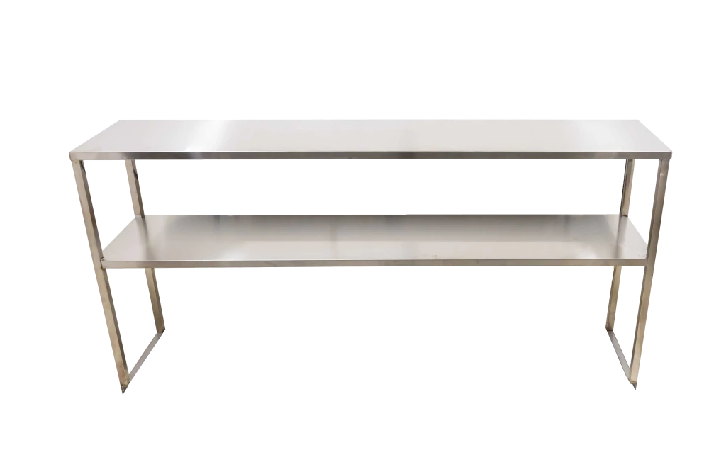 Omcan - 71" Stainless Steel Double Tier Overshelf for 50048 - 48198