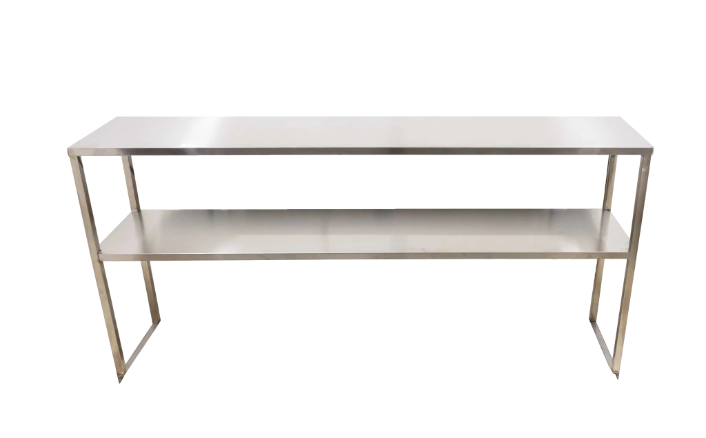 Omcan - 37" Stainless Steel Double Tier Overshelf for 50034 - 48298