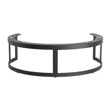 MyGlassStudio - 13" x 4.1" Black Mid Modern Display Riser - GS196676