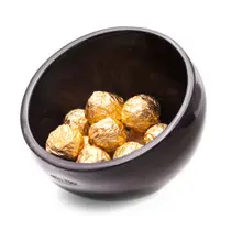 Kenny Mack - 0.5 Qt Ebony Pearl Slant Bowl 2/Case - KMK1024EBP