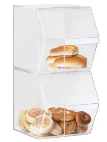 Cal Mil - 11" Classic Stackable Divided Food Bin - 948