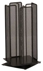 Cal Mil - 9" Camden 4-Section Revolving Cup & Lid Organizer - 22910115