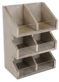 Cal Mil - 11" Aspen 6 Section Condiment Organizer - 2054110
