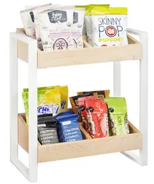 Cal Mil - 16" Blonde 2 Tier Condiment Organizer - 2235715