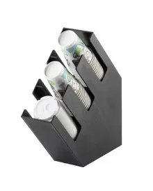 Cal Mil - 5.5" Classic 3-Compartment Cup & Lid Organizer - 20483