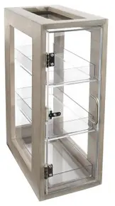 Cal Mil - 8" Aspen 3 Tier Bread Display Case - 1204110