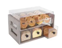 Cal Mil - 20.25" Aspen 2 Tier Bread & Pastry Display Case - 3624110