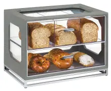 Cal Mil - 20" Ashwood 2 Tier Bread & Pastry Display Case - 382083