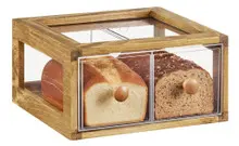 Cal Mil - 13.6" Madera 2-Drawer Bread Display Case - 4200299