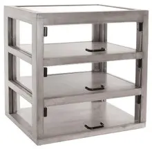 Cal Mil - 20.75" Aspen 3 Tier Display Case - 22414110