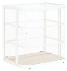 Cal Mil - 21" Blonde 3 Tier Rounded Display Case - 2241771
