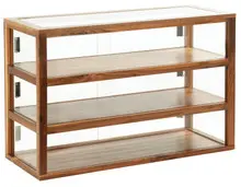 Cal Mil - 42" Sydney Walnut 3 Tier Display Case - 2291378