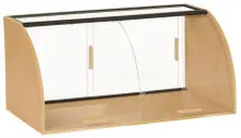 Cal Mil - 35.50" Renew Sliding Door Self-Serve Display Case - 23438S122