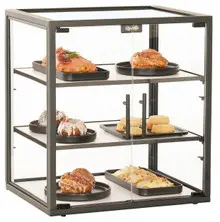 Cal Mil - 17" Onyx 3 Tier Knockdown Display Case - 23870313