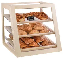 Cal Mil - 21" Blonde Slanted 3 Tier Display Case - 343271