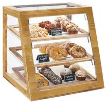 Cal Mil - 21" Madera Slanted 3 Tier Display Case - 343299