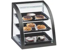 Cal Mil - 17" Midnight Euro Attendant Serve 3 Tier Display Case W/ 3 Trays - P25596
