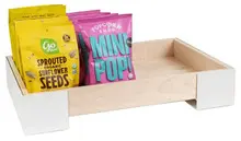 Cal Mil - 20.25" x 4" Blonde Box Merchandiser - 22118415