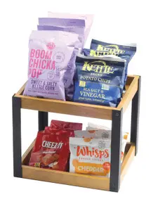 Cal Mil - 10" Madera 2 Tier Merchandising Stand - 22330299