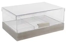 Cal Mil - 19" Display Case W/ Stainless Steel Base - 2244255