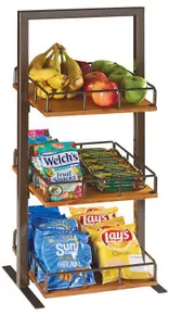 Cal Mil - 12" Sierra 3 Tier Merchandiser - 3494384