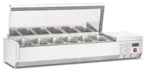 New Air - 59" Countertop  Refrigerated Salad Table - NCSD-59-SL