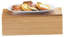 Cal Mil - 7" x 20" x 7" Bamboo Rectangular Riser - 166760